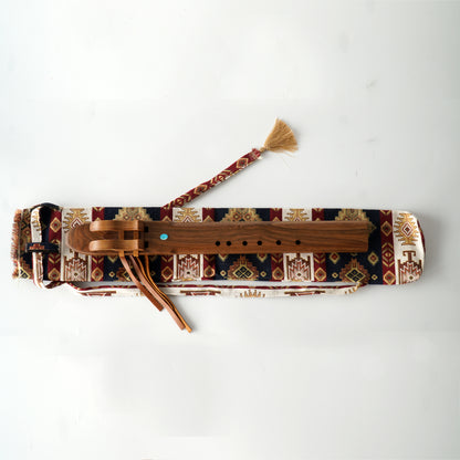 Handmade Ethnic Flute Carrying Bag with Adjustable Strap